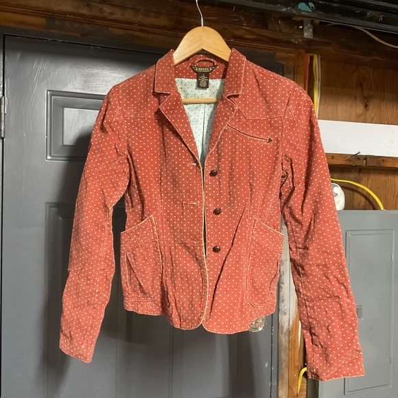 Fossil brand Cora/terracotta corduroy jacket sz S - Picture 1 of 8